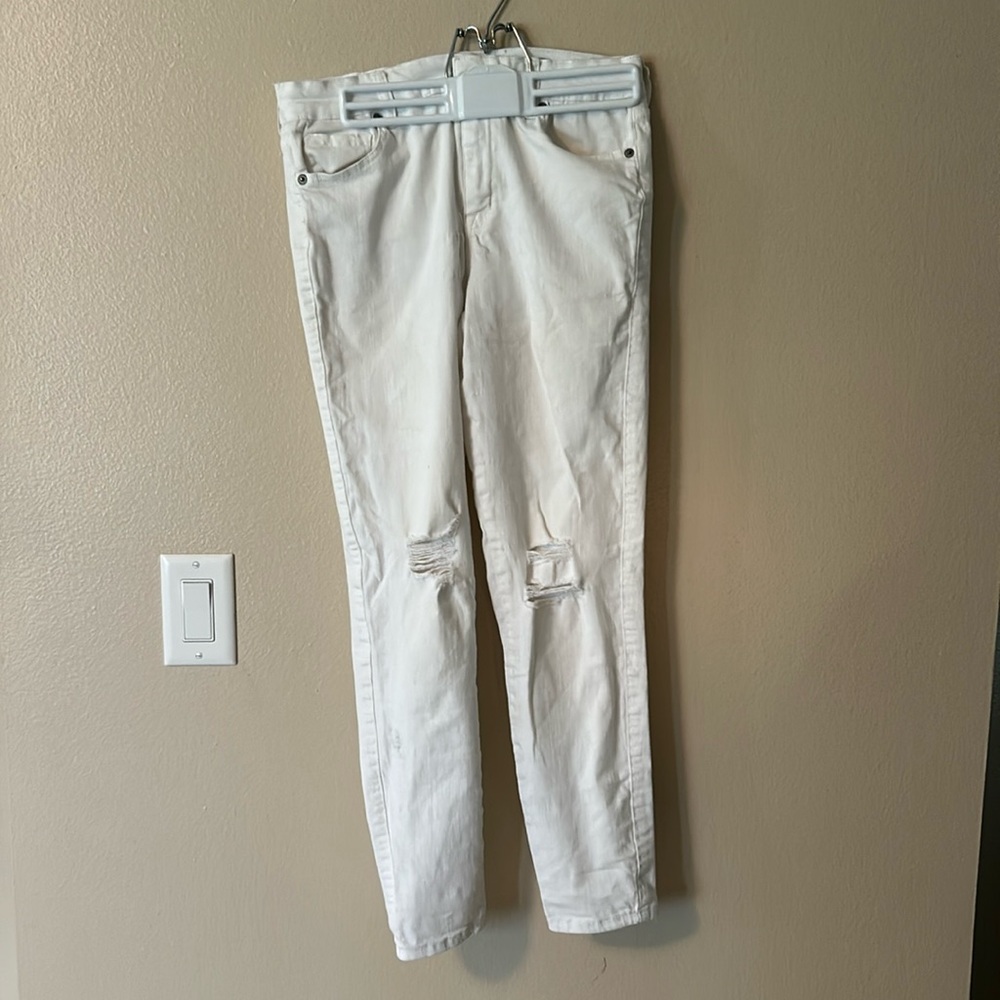 White jeans